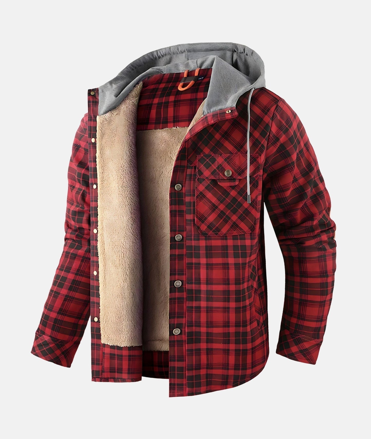 Frederik Flanelljacke mit Fleecefutter