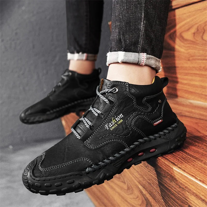 ThermoOrtho™ - Orthopädische Herrenschuhe aus Lede