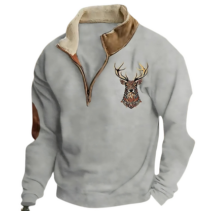 Hartmann™ | Eleganter Pullover mit Dreiviertel-Reißverschluss